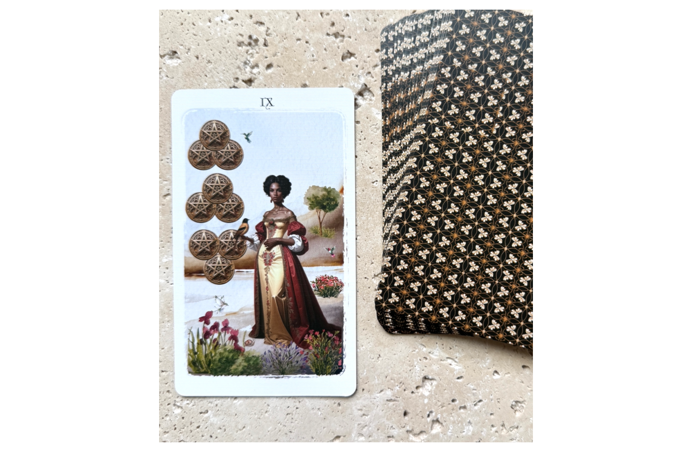 Tarot MasterGuide’s Tranquility Tarot: A Tribute to Pamela Colman Smith, the Woman Behind the Nine of Pentacles