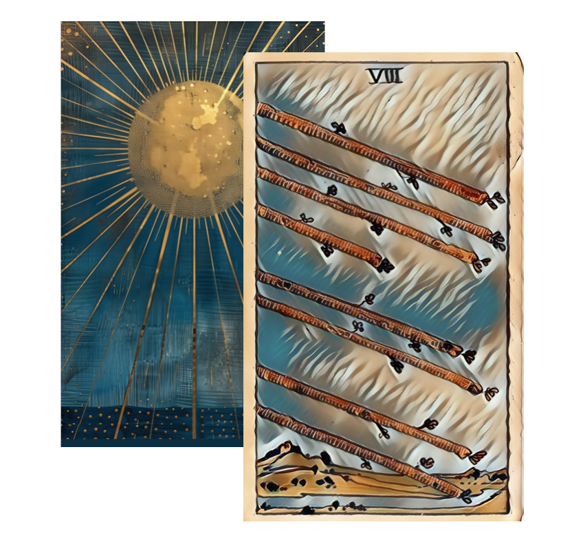 Eight of Wands Tarot Card meaning