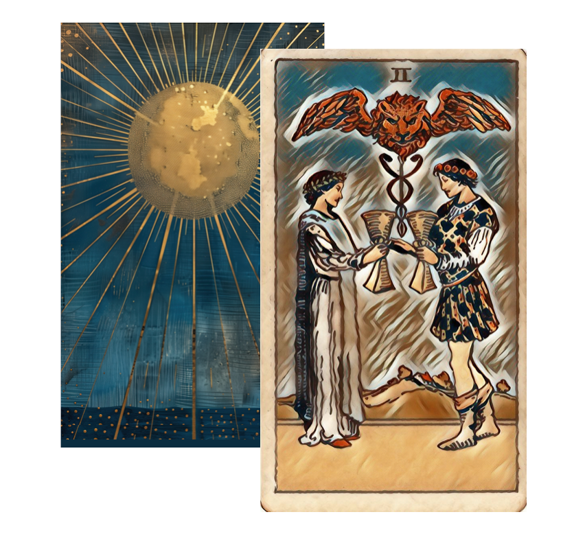 Two of Cups Tarot Card Meaning