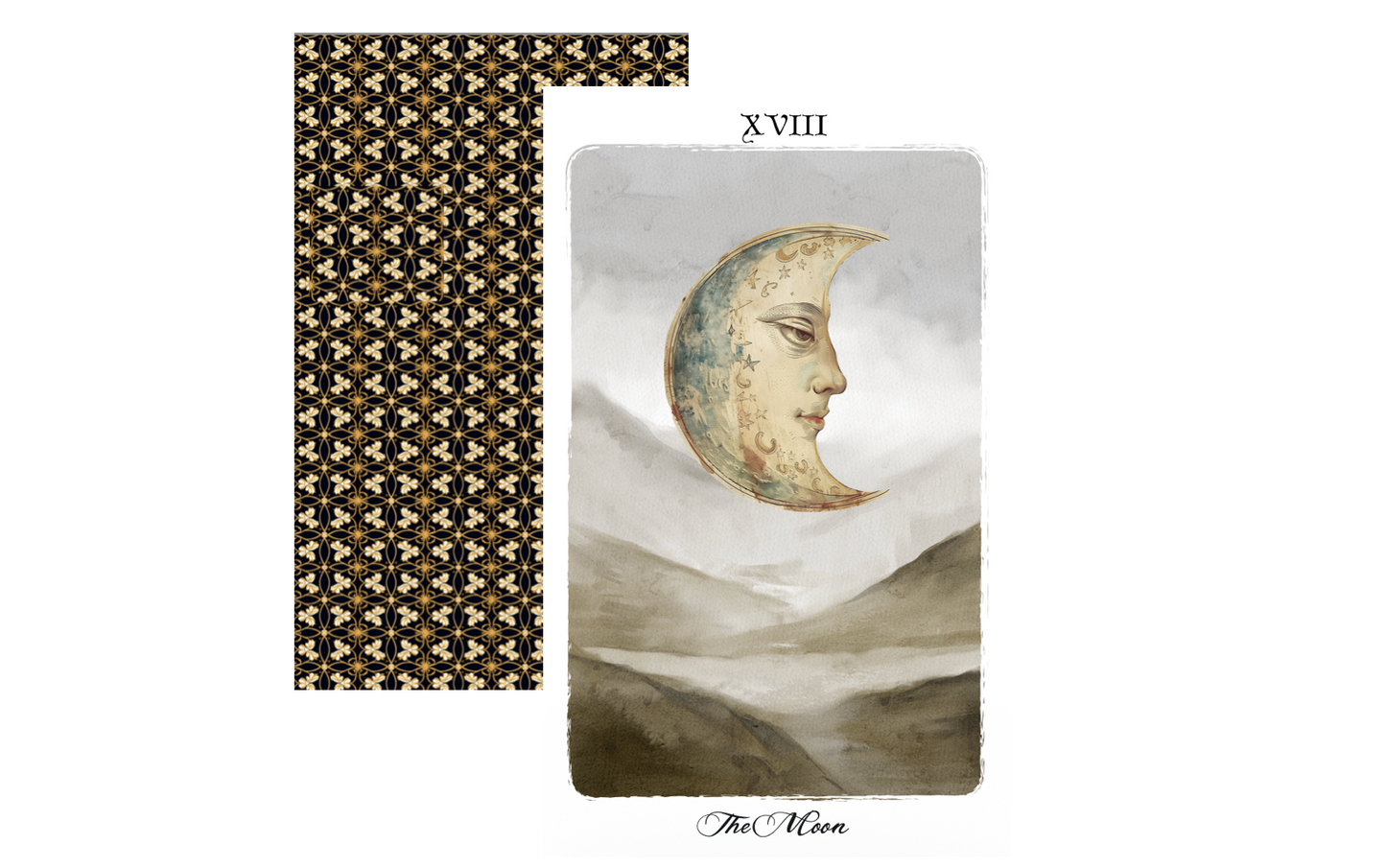 the moon tarot card