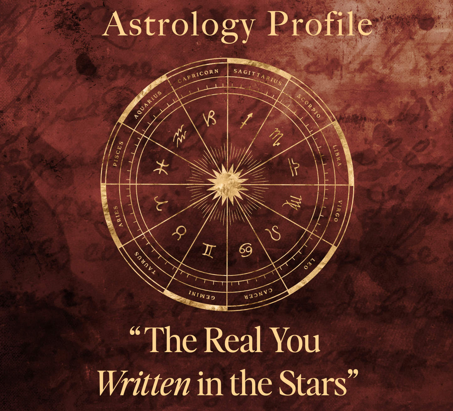 the real you written in the stars