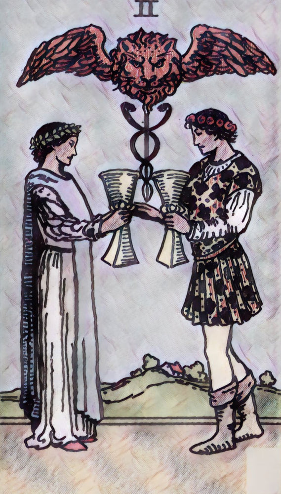 tarot masterguide two of cups