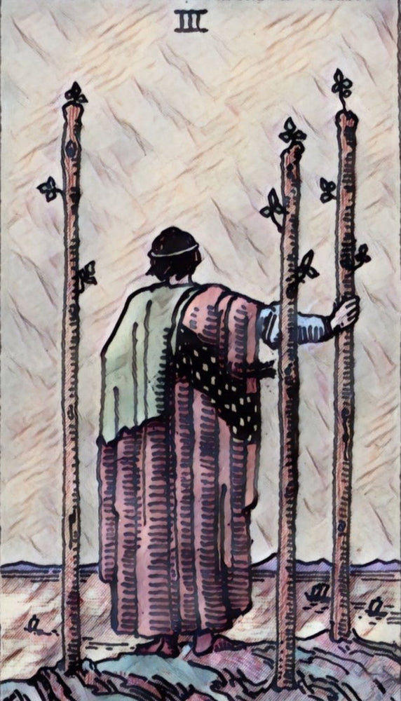 Tarot masterguide three of wands tarot card