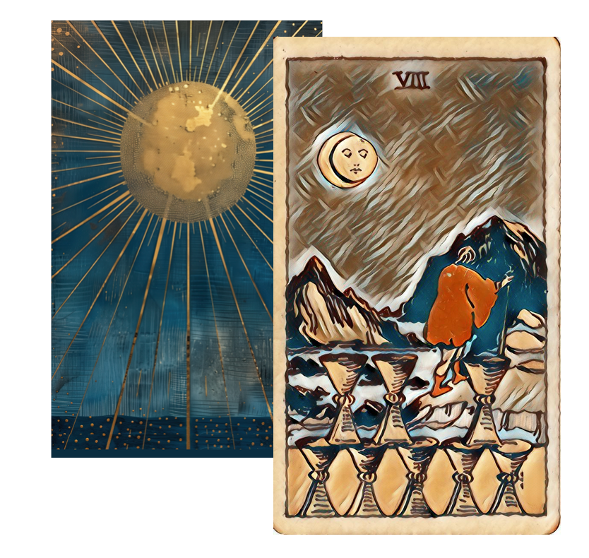 Eight of Cups Tarot Card Meaning