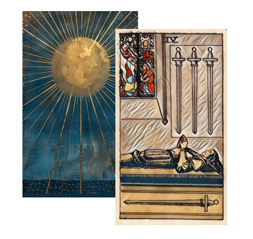 Four of swords Tarot Card Meaning