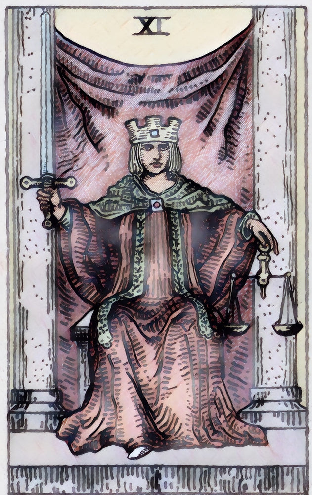 tarot card meaning, justice