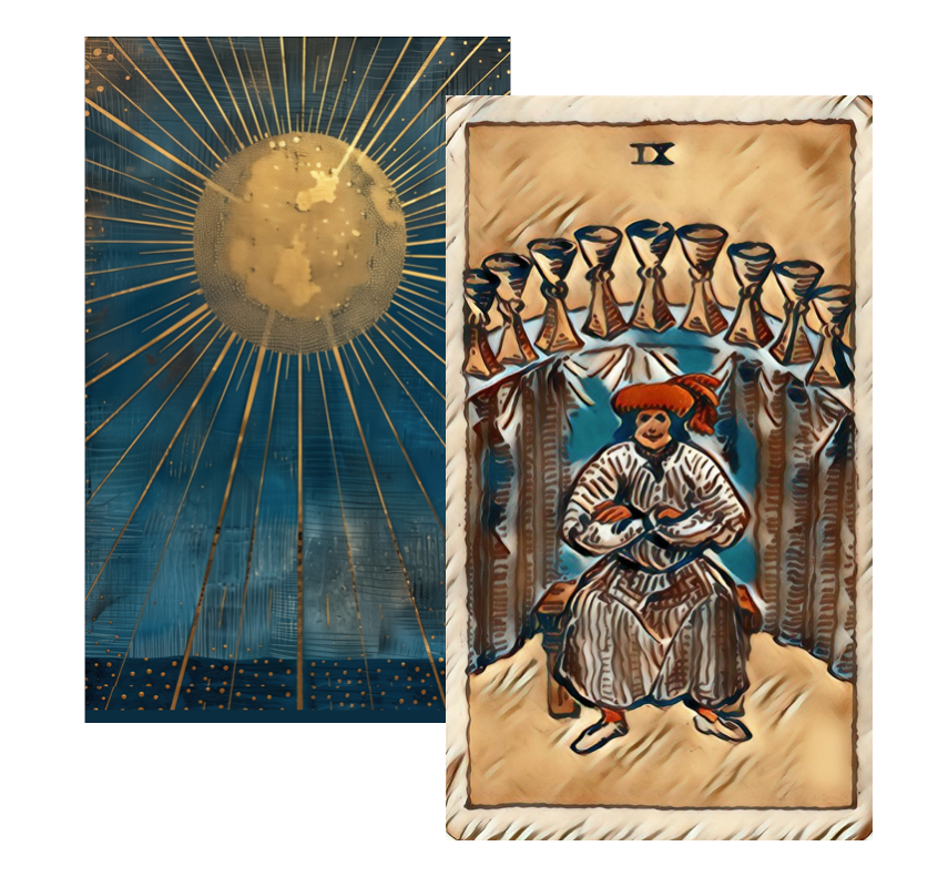 Nine of Cups Tarot Card Meaning
