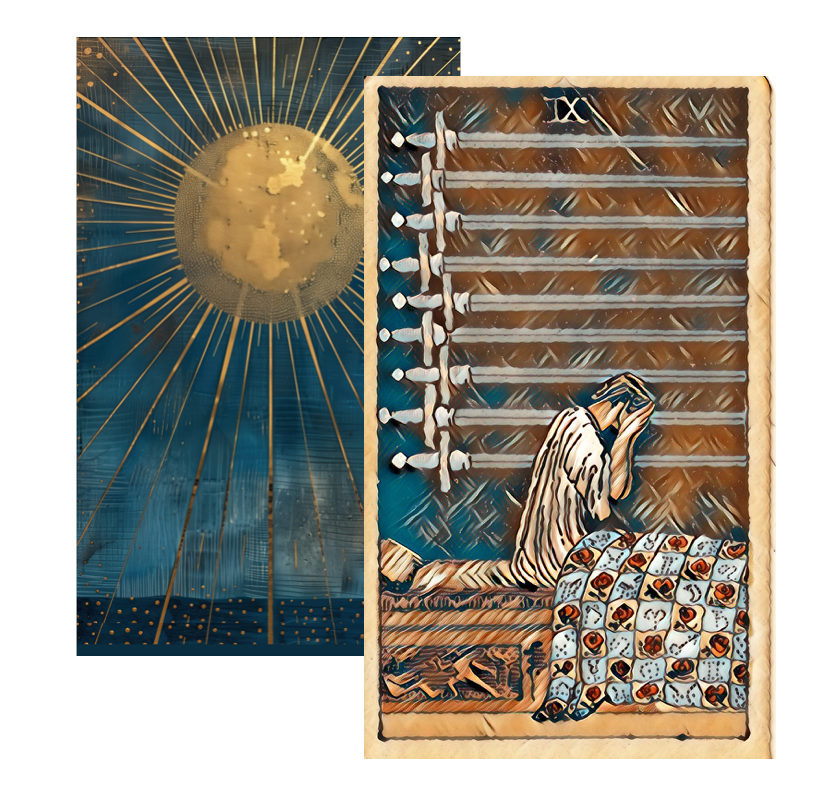 Nine of swords Tarot Card Meaning
