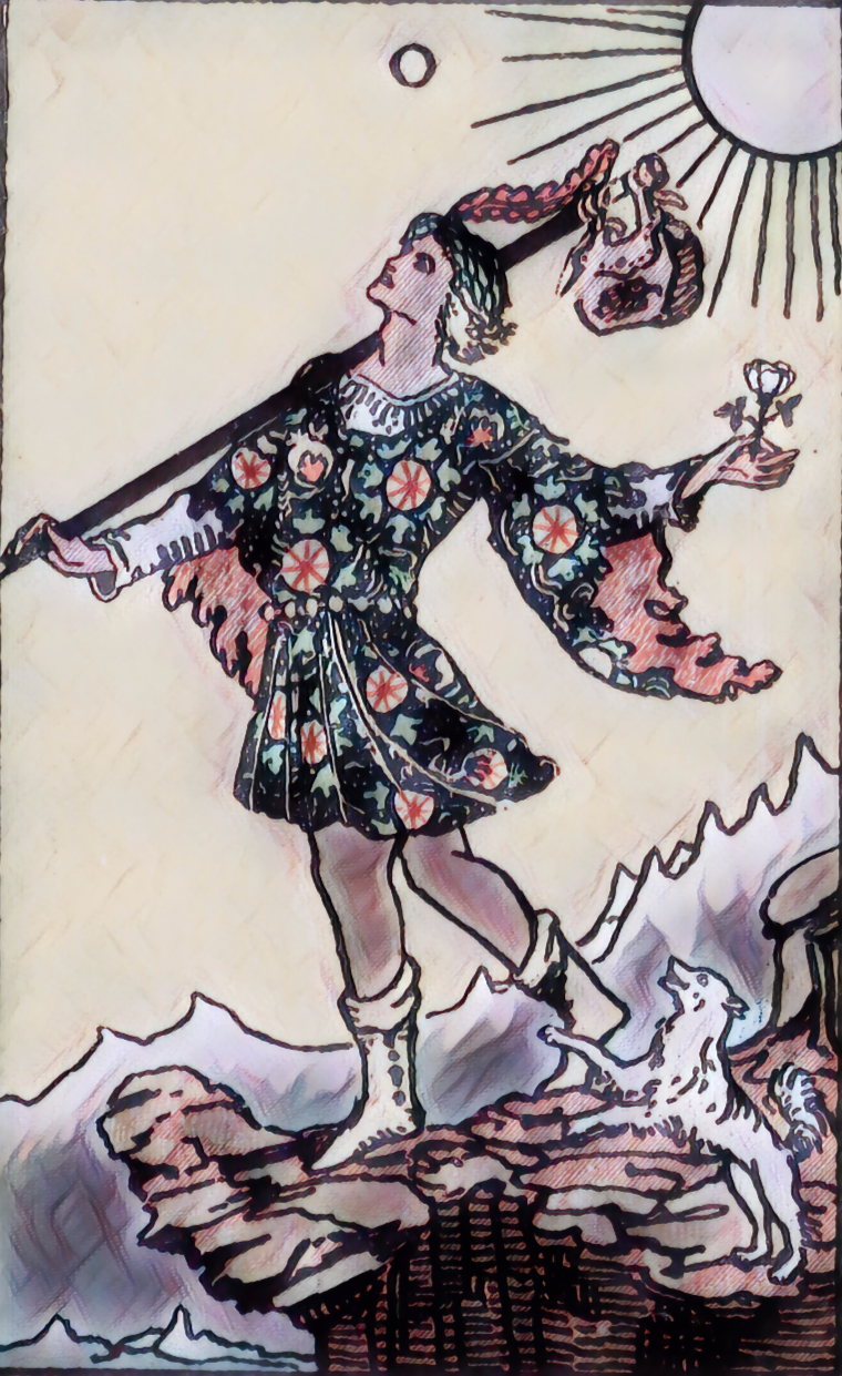Tarot card meanings, the fool