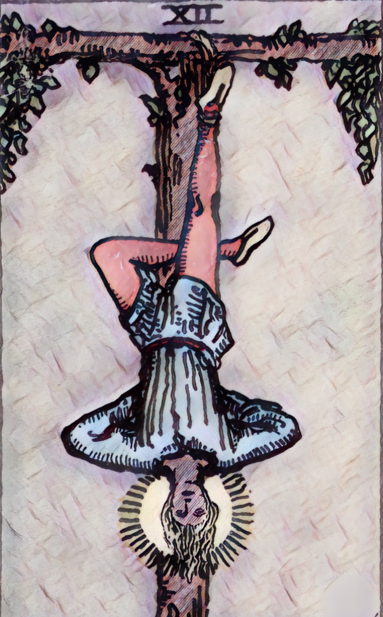 tarot card meaning, the hanged man