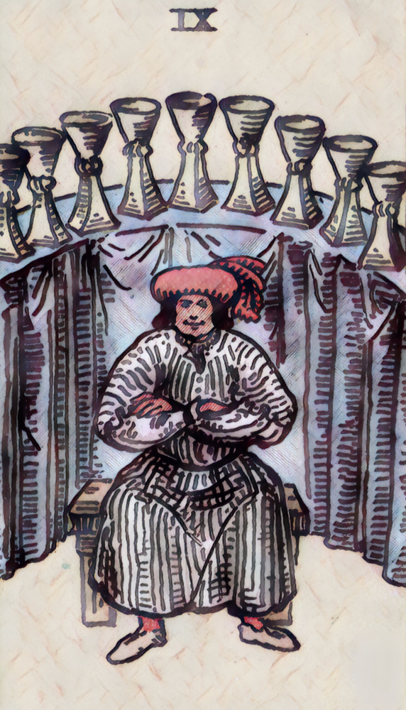 tarot masterguide nine of cups tarot card