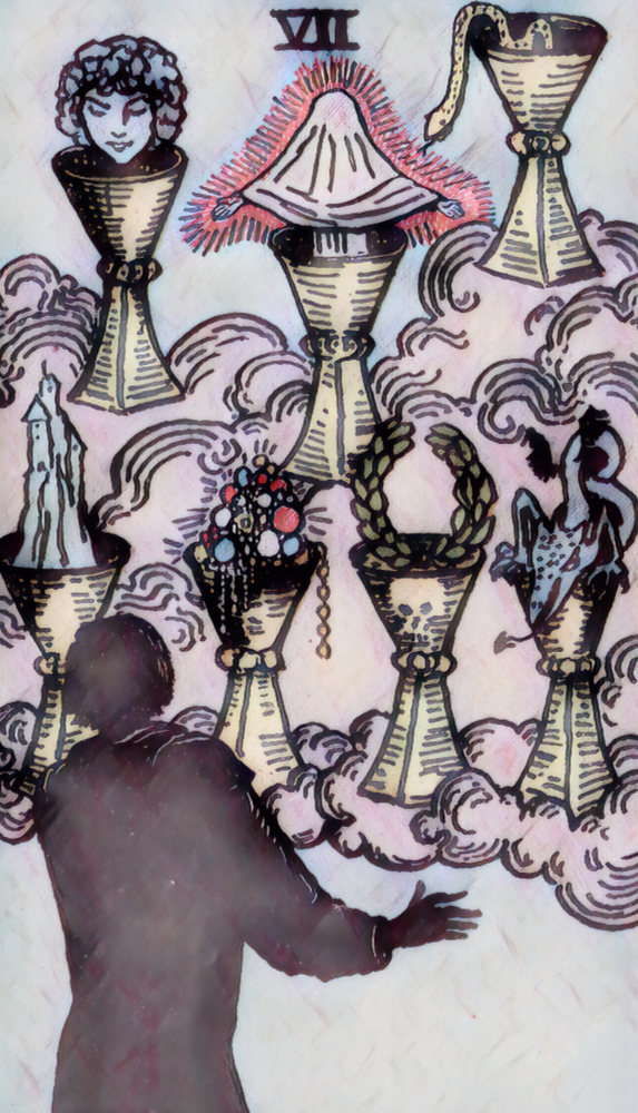 tarot masterguide seven of cups tarot card
