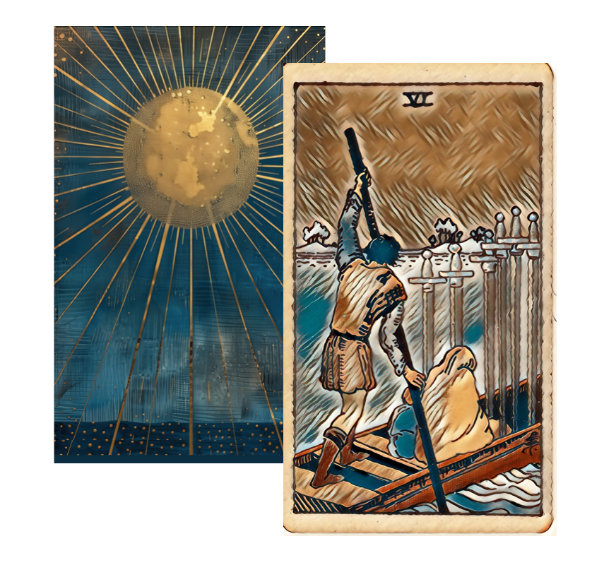 Six of swords Tarot Card Meaning