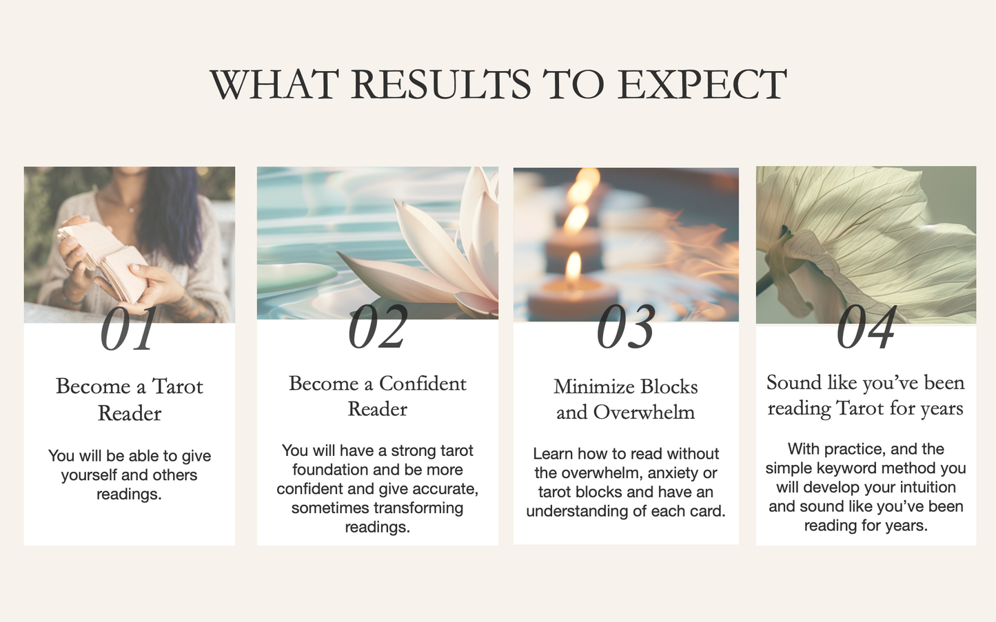 Learn to read tarot cards, learn tarot, tarot course, tarot lessons