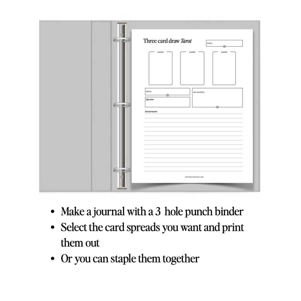 
                  
                    Tarot journal bundle pdf, printable tarot journal, tarot journal set, printable pdf
                  
                