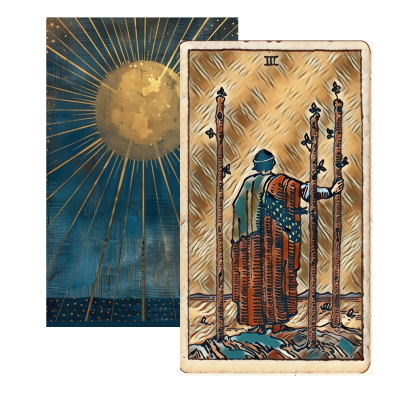 Three of Wands Tarot Card Meaning
