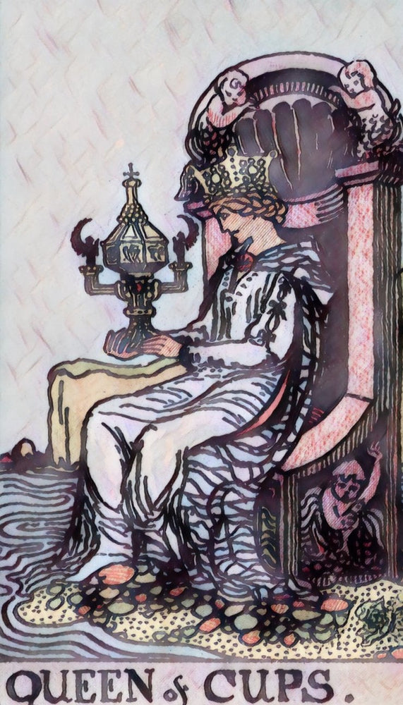 tarot masterguide queen of cups
