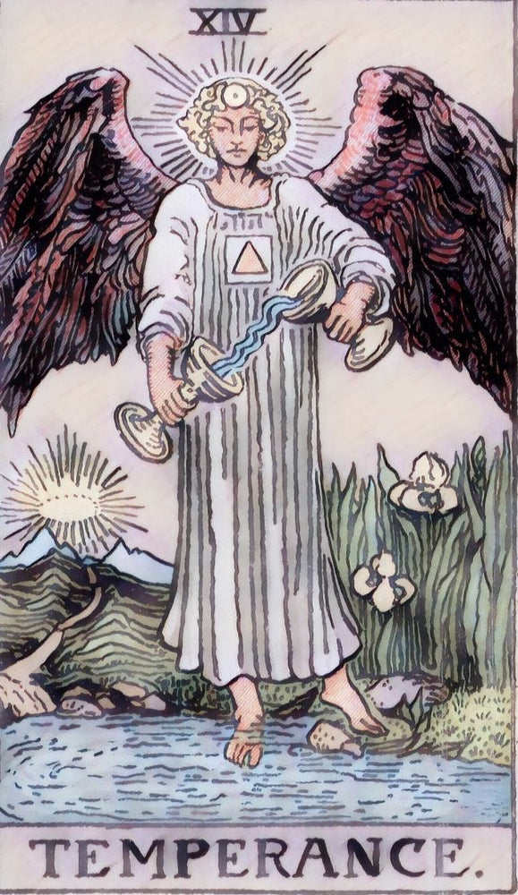 tarot card meaning, temperance card