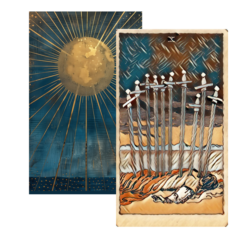 ten of swords tarot card meaning 