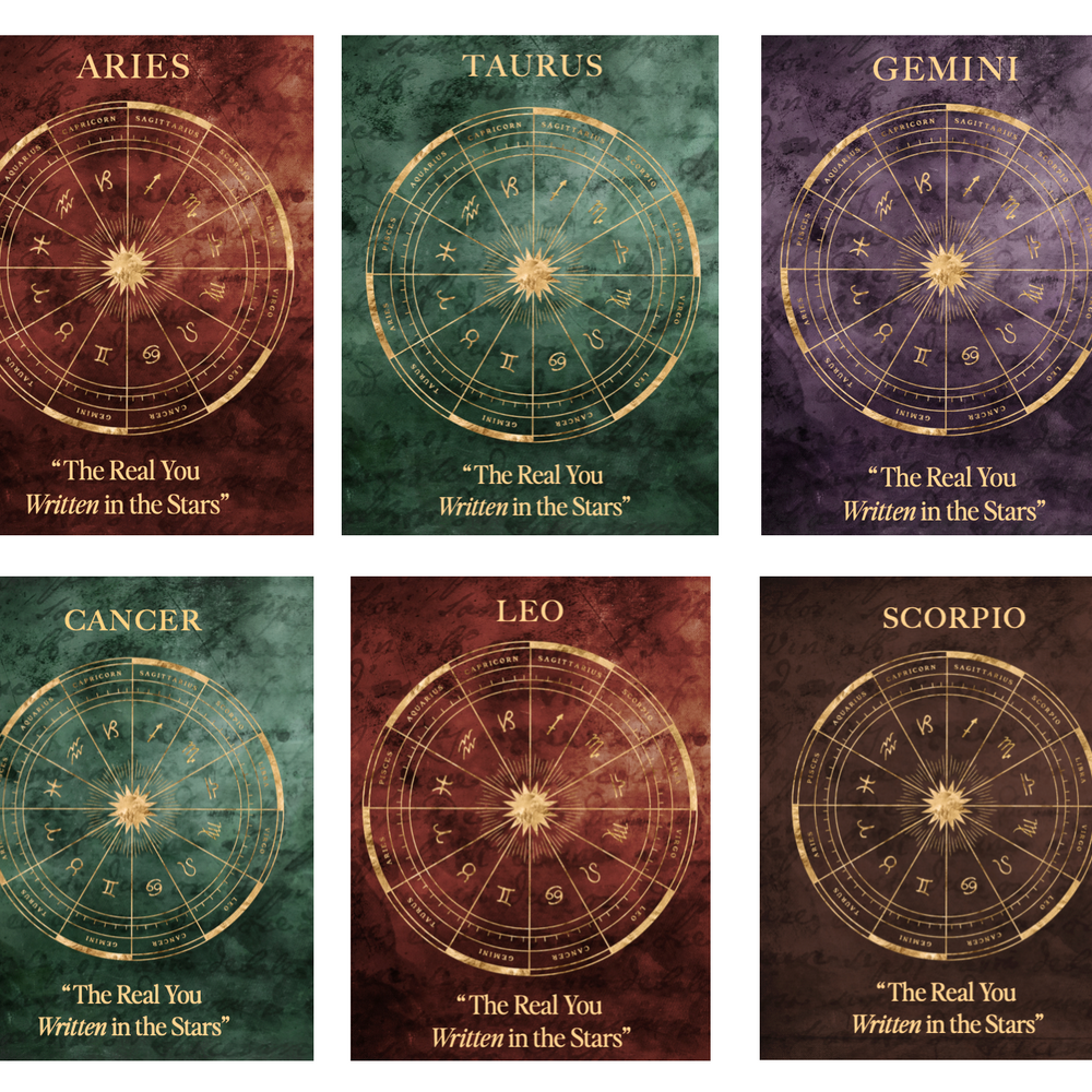 the real you written in the stars. all zodiac signs personality guide
