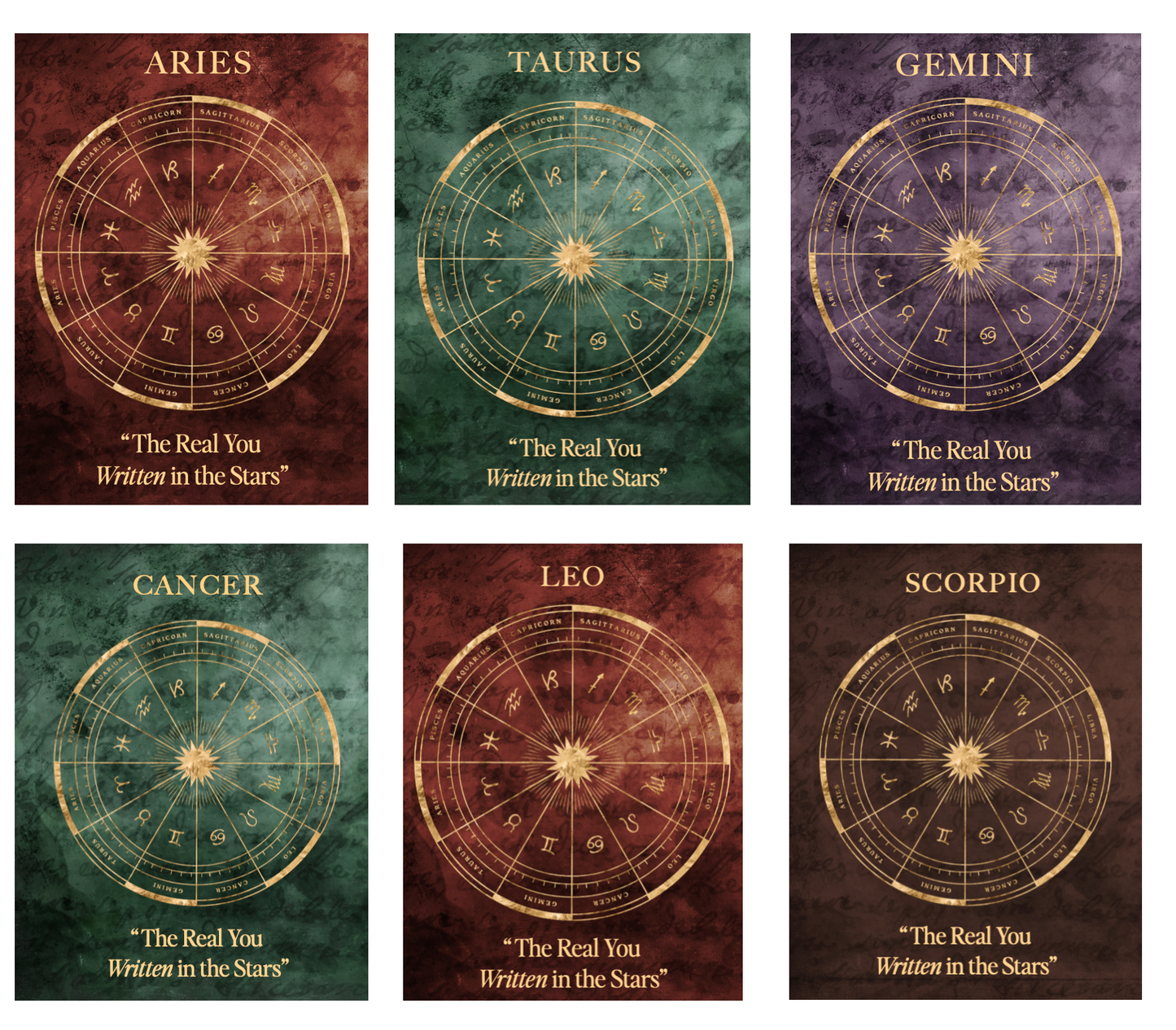 the real you written in the stars. all zodiac signs personality guide
