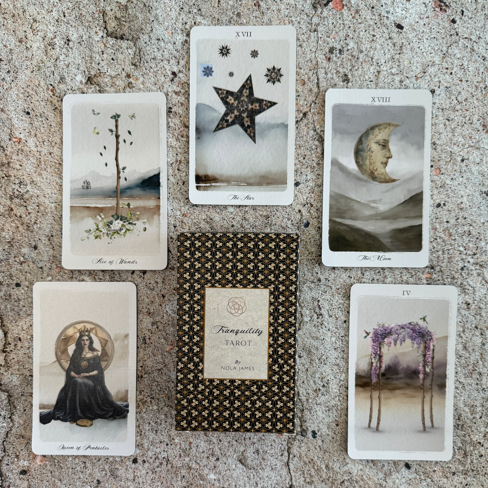 tarot masterguide tarot cards, tranquility tarot cards, tarot decks