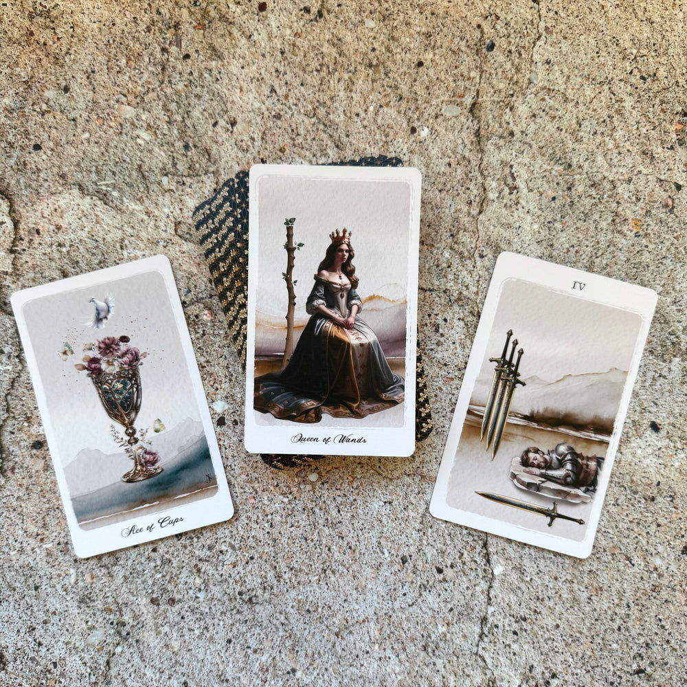 
                  
                    t“Tranquility Tarot deck – minimalist soft pastel 78-card deck for calming tarot readings”
                  
                